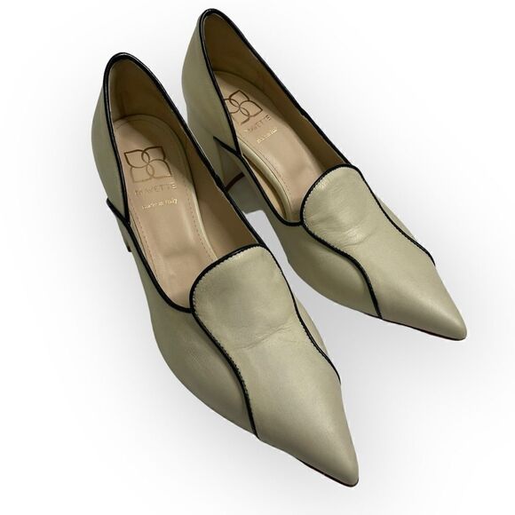 Mavette Fiona Loafer in Ivory Calf Skin 37.5 - Picture 12 of 12